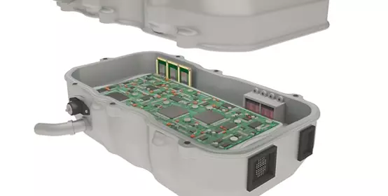 An illustration of a hybrid electric vehicle controller 
