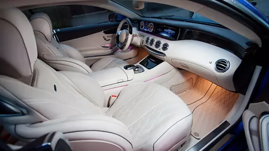Luxury car interior