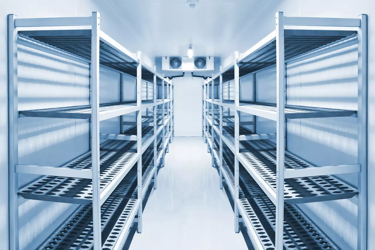 冷藏室，用于食品储存。