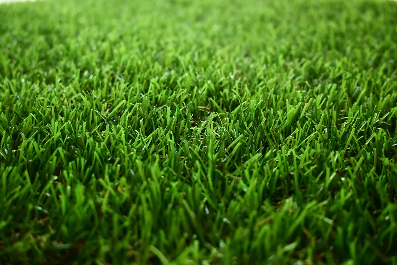 Green grass turf floor artificial