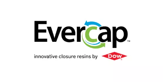 Evercap innovative closure resins by DOW logo | 528x352