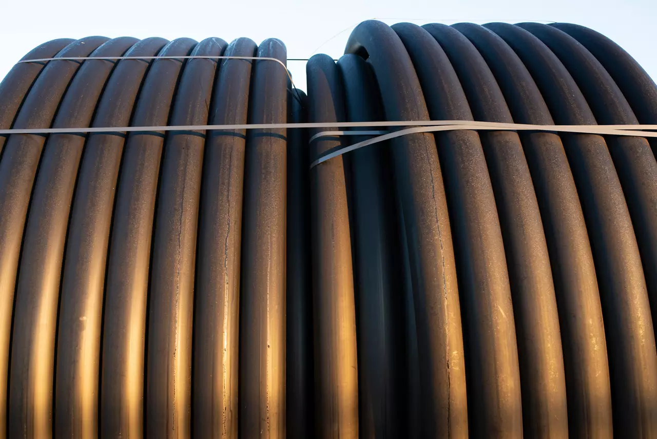 HDPE Pipe Aspermont Texas Pipe Donation