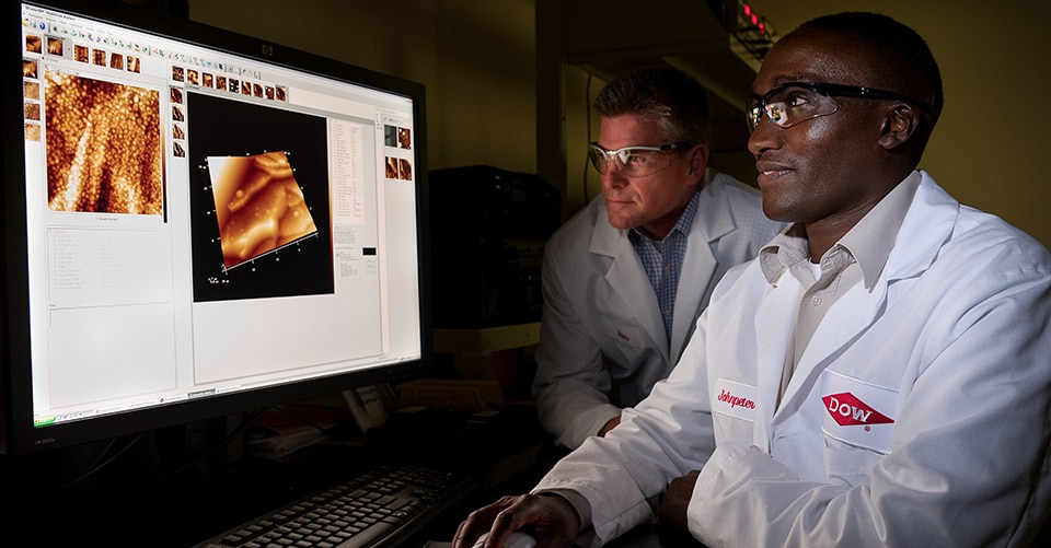 People looking on computer