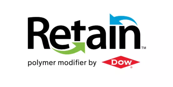 Retain polymer modifier by DOW logo | 528x352